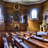 Velké Karlovice kostel interiér